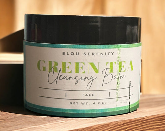 Handmade Green Tea Face Cleansing Balm